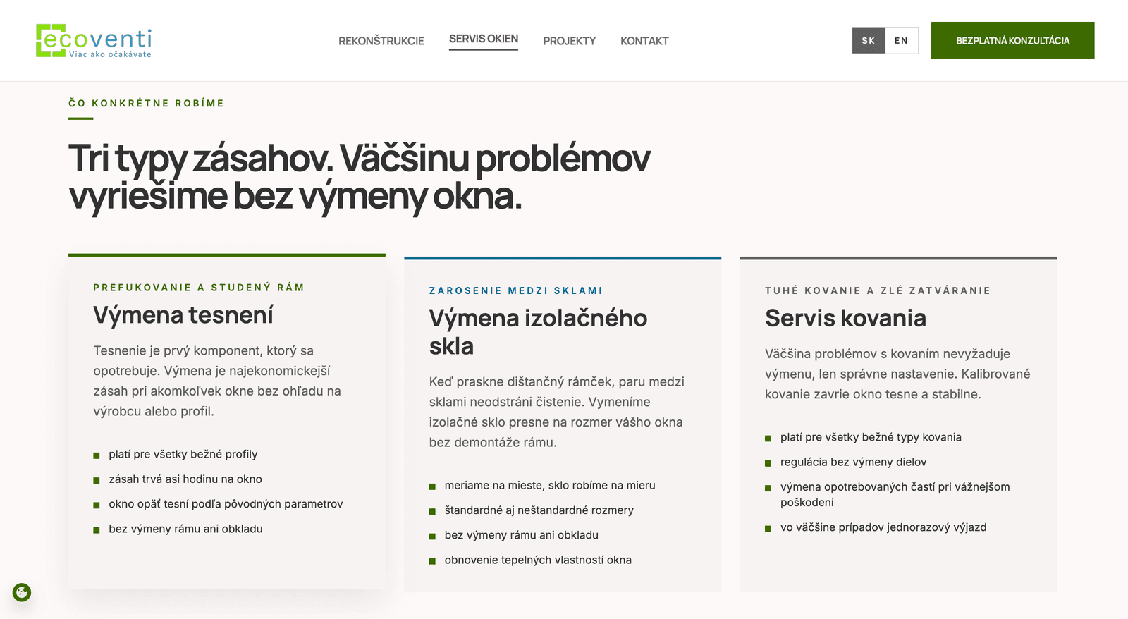 Ecoventi s.r.o., Poltár – Construction company + window service – Desktop 06