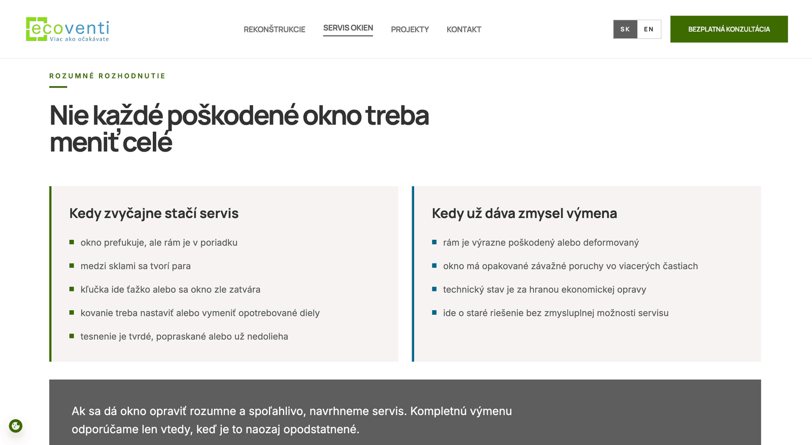 Ecoventi s.r.o., Poltár – Construction company + window service – Desktop 07