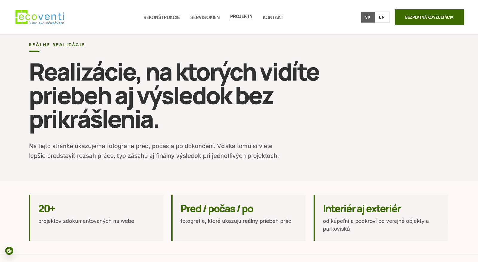 Ecoventi s.r.o., Poltár – Construction company + window service – Desktop 08