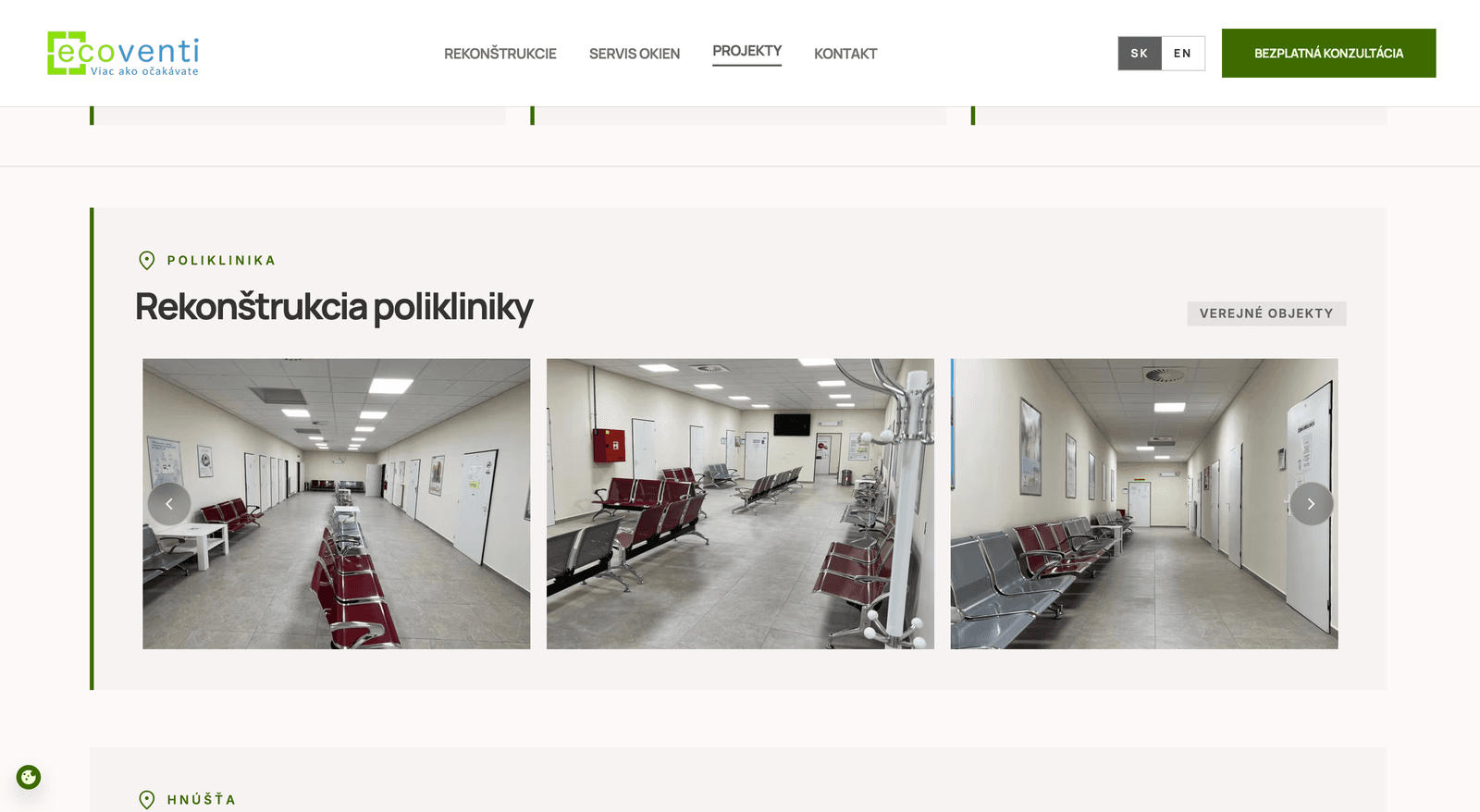 Ecoventi s.r.o., Poltár – Construction company + window service – Desktop 09