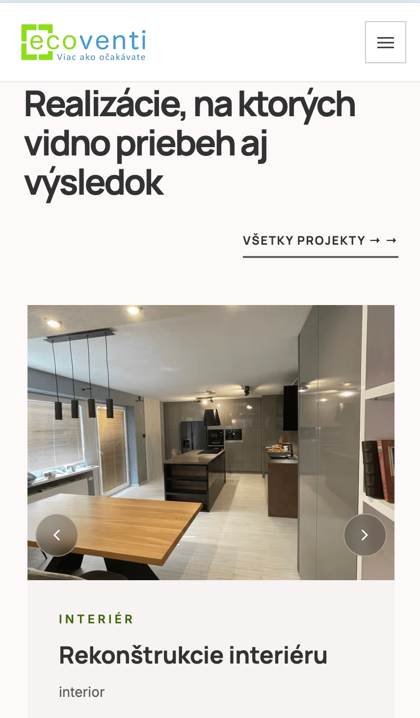 Ecoventi s.r.o., Poltár – Construction company + window service – Mobile 03