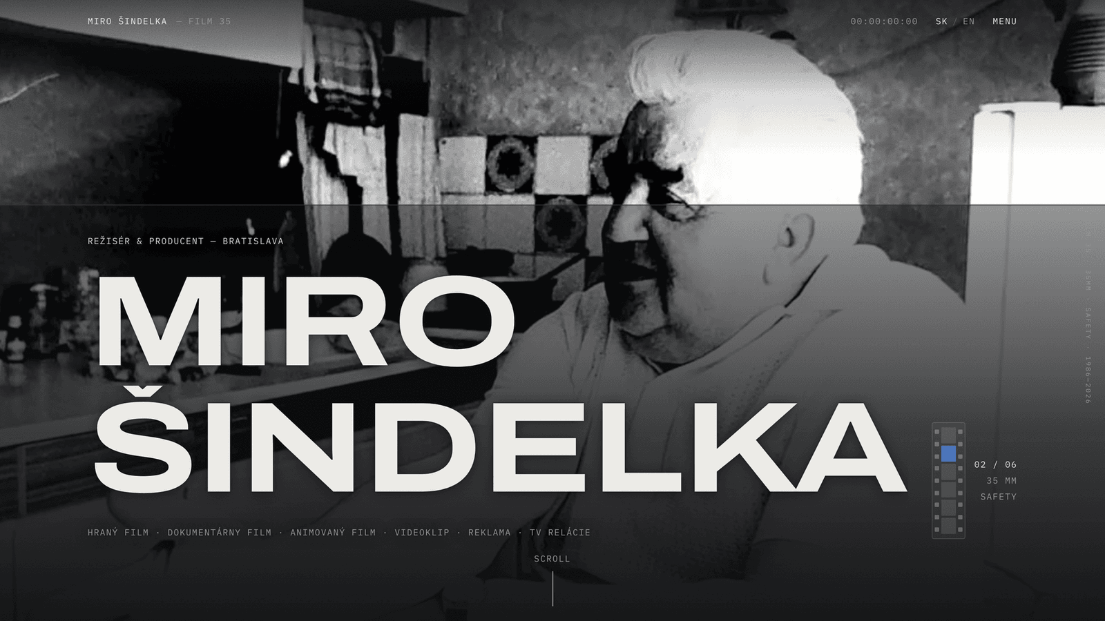 FILM 35 s.r.o. – Film director portfolio – Home — hero