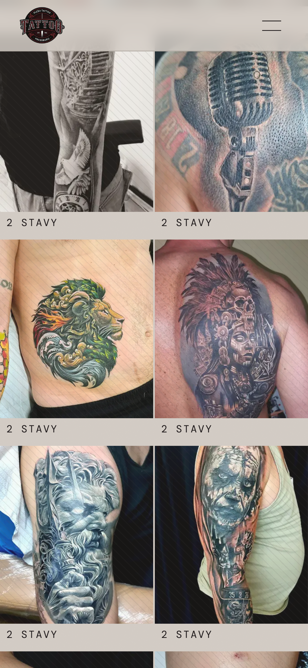 PLEŠO TATTOO s. r. o. – Tattoo studio – Mobile: archive