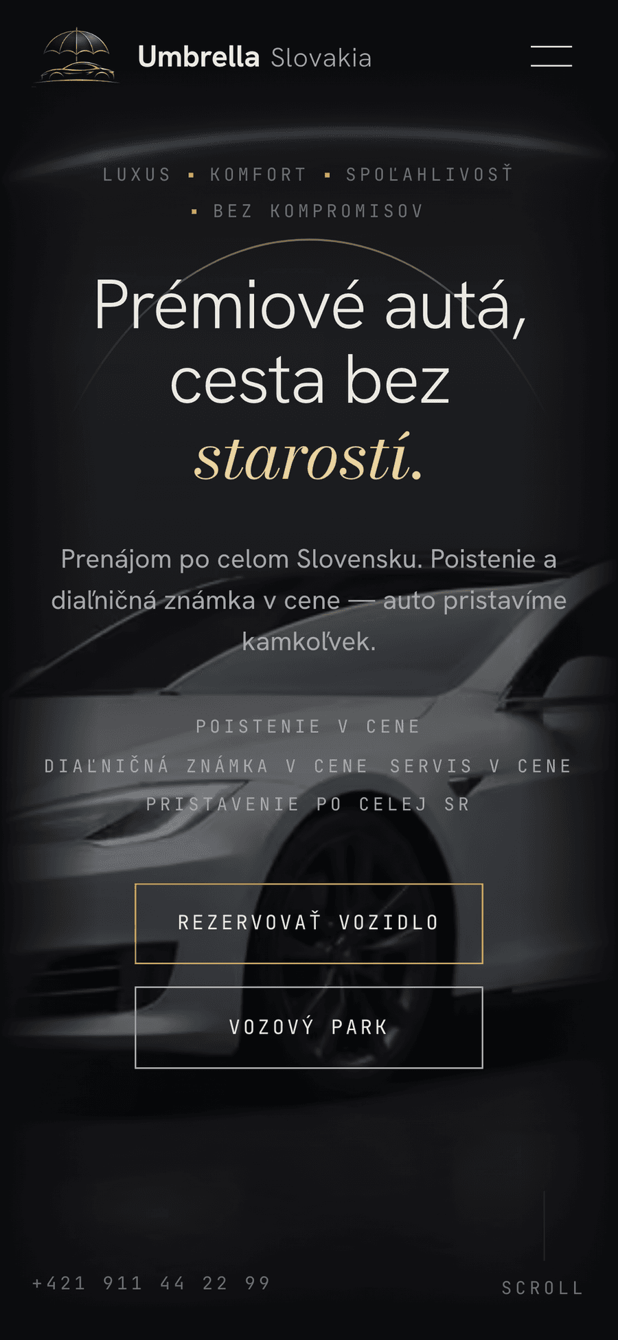 Umbrella Slovakia s.r.o. – Vehicle rental – Mobile — home
