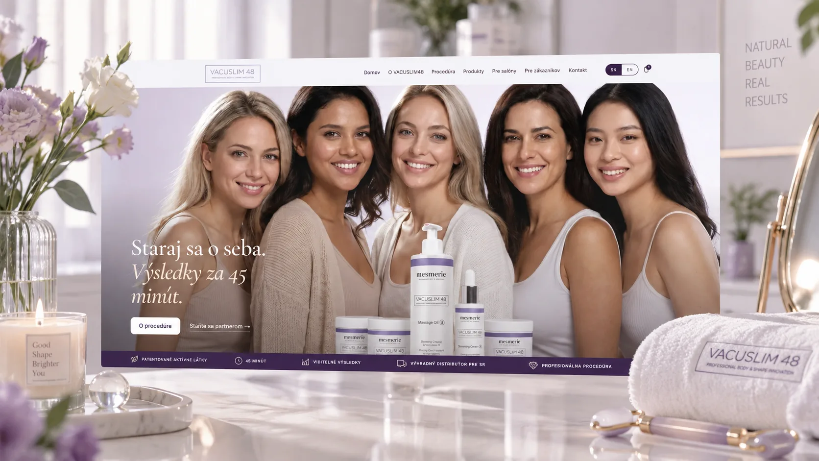 VACUSLIM48 — the home page of the body care shop